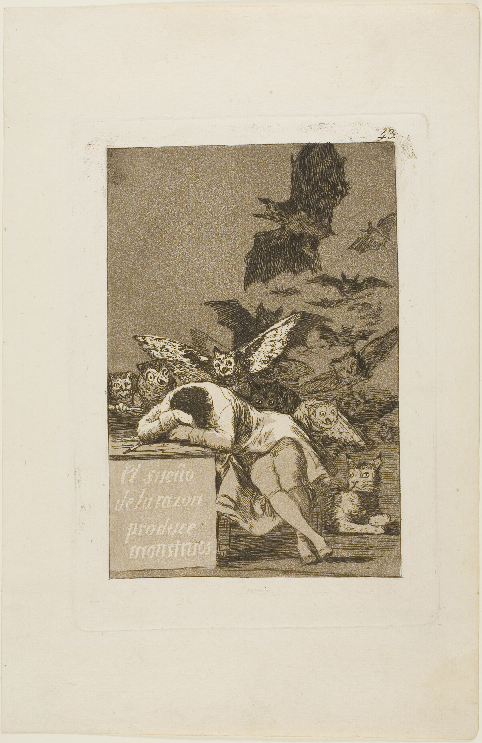 Ο ύπνος της λογικής γεννά τέρατα - Francisco Goya
